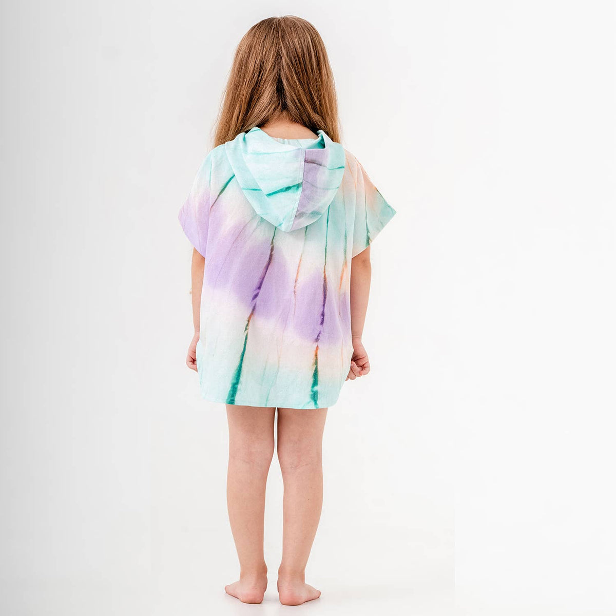 Baby & Toddler Hooded Towel Poncho – Ages 0-3, alternate view | Kikoya