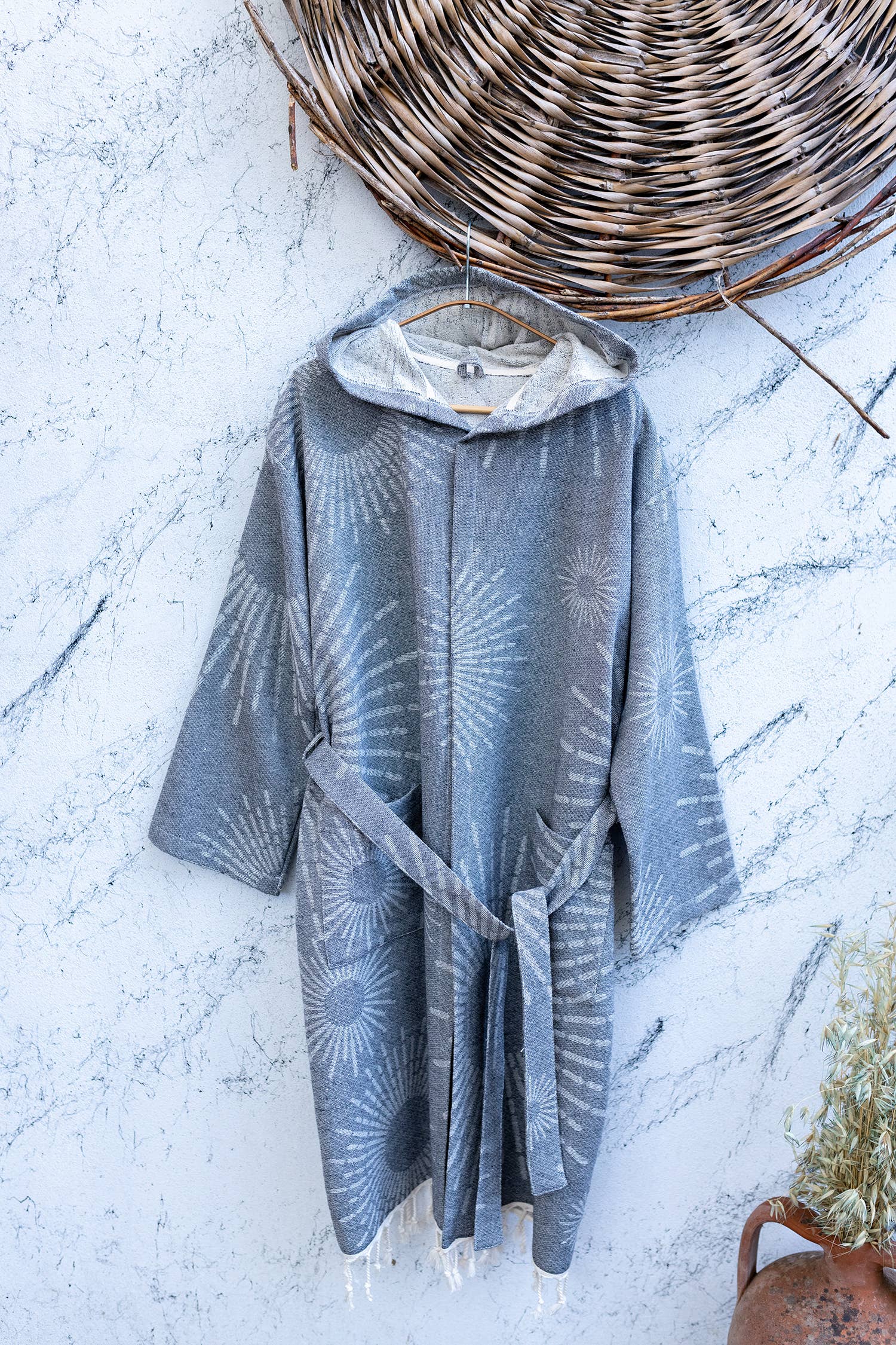 Turkish cotton light weight bathrobe
