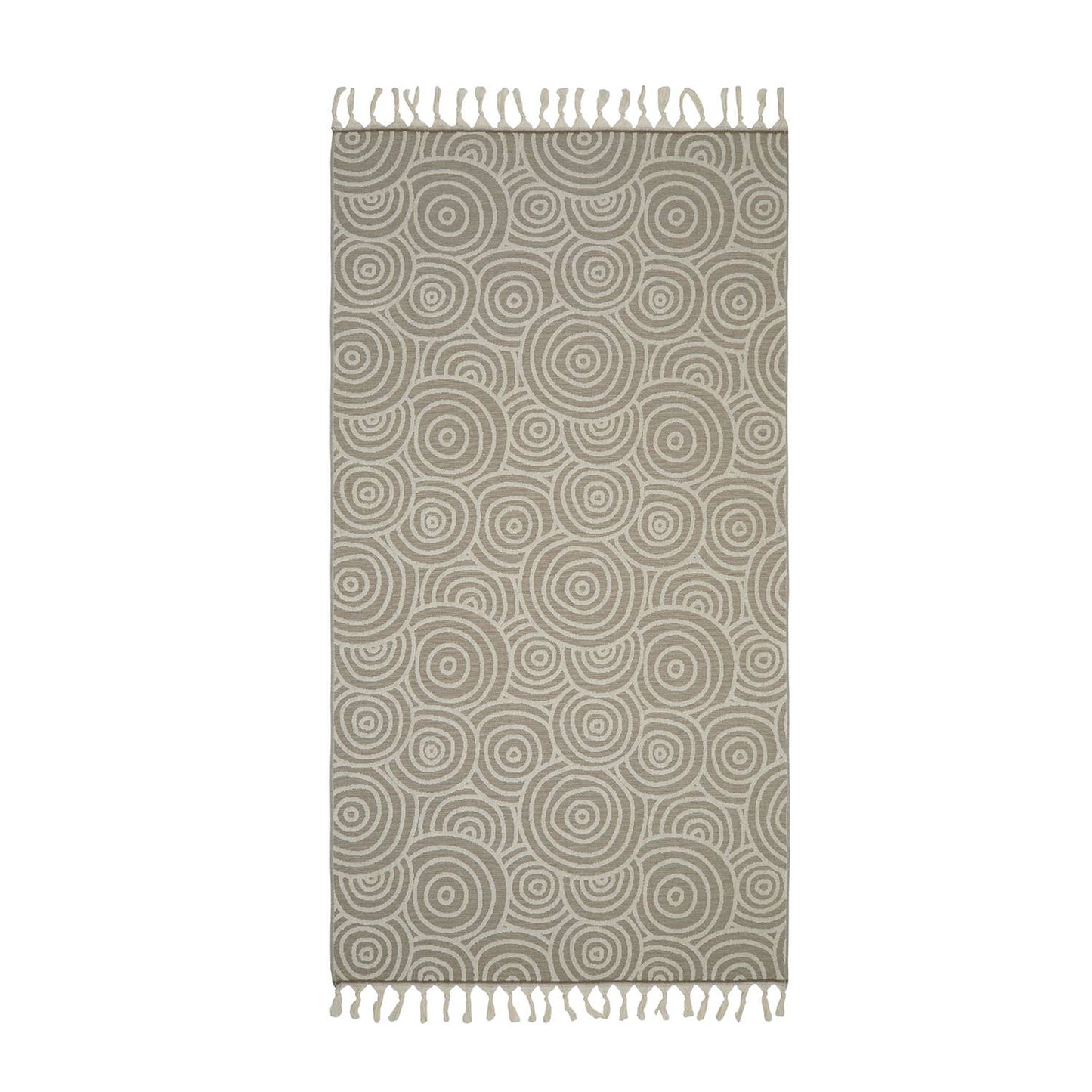 Circles Terry Towels 36x66 in Turkish Cotton Bath Beach Pool