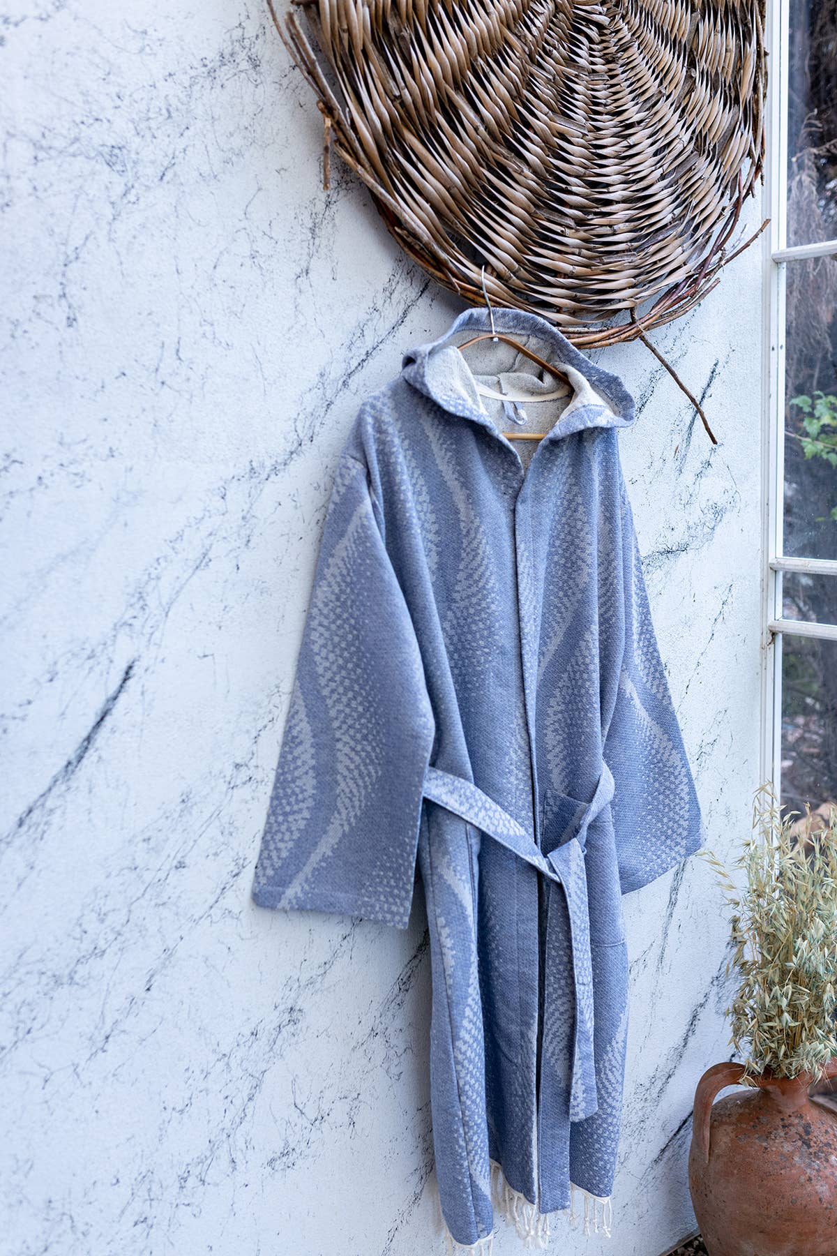 Turkish cotton light weight bathrobe