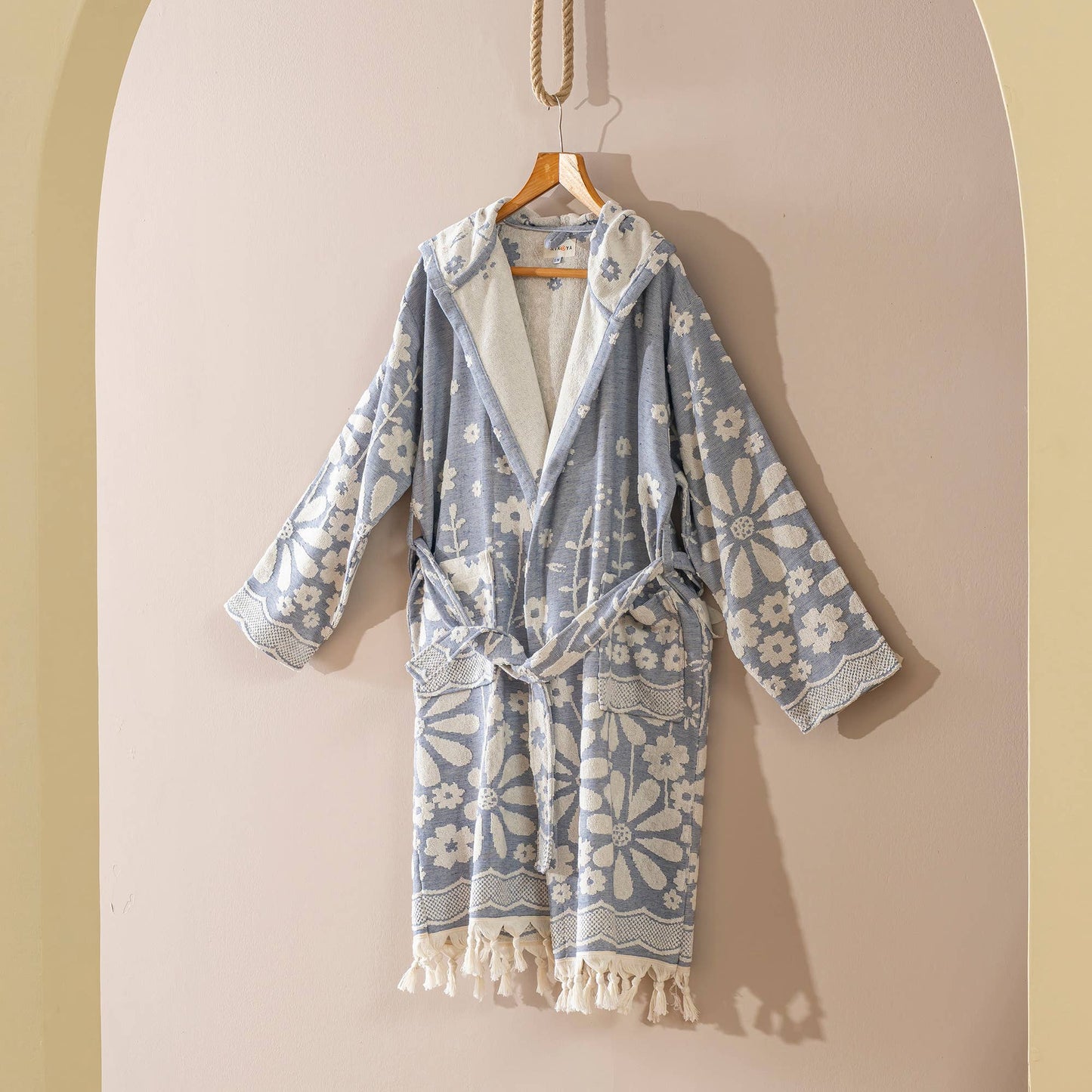 Turkish cotton light weight bathrobe