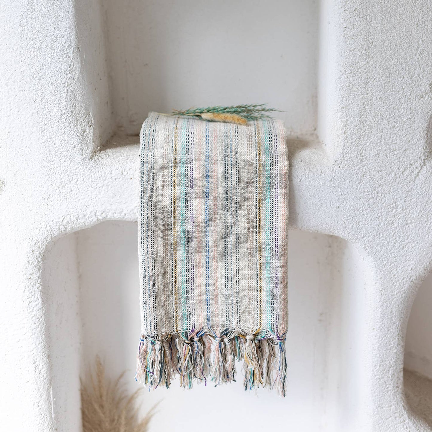 Bath Beach Towels Mid Weight Rustic Vintage Feel Pre-Washed