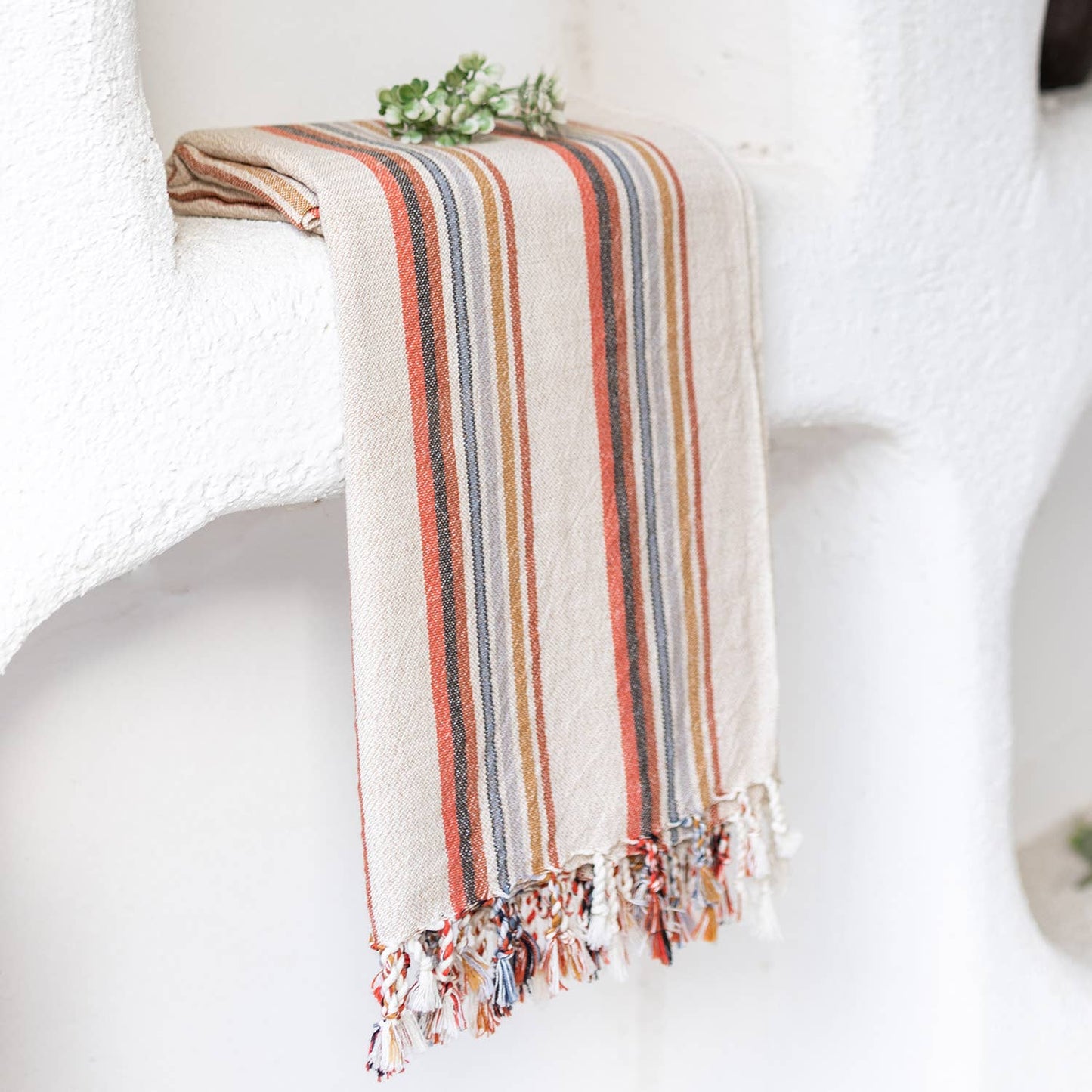 Bath Beach Towels Mid Weight Rustic Vintage Feel Pre-Washed