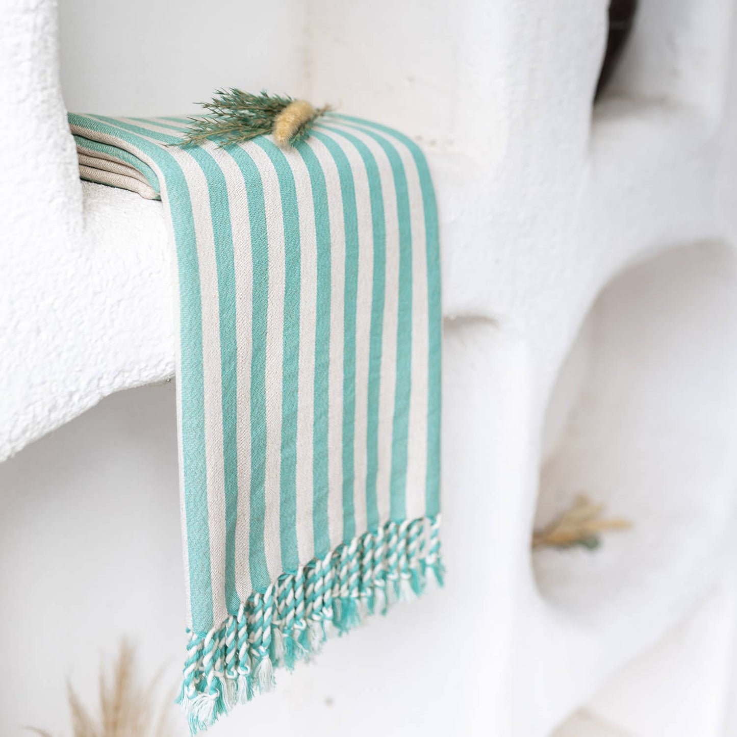 Bath Beach Towels Mid Weight Rustic Vintage Feel Pre-Washed
