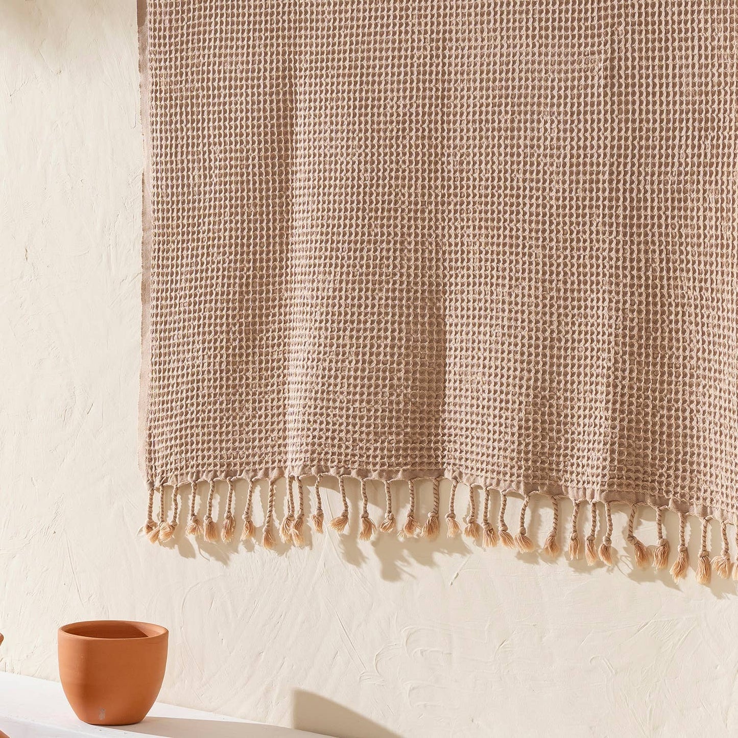 Stonewashed Turkish Hamam Pestemal Beach Towel