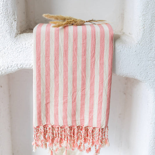 Bath Beach Towels Mid Weight Rustic Vintage Feel Pre-Washed
