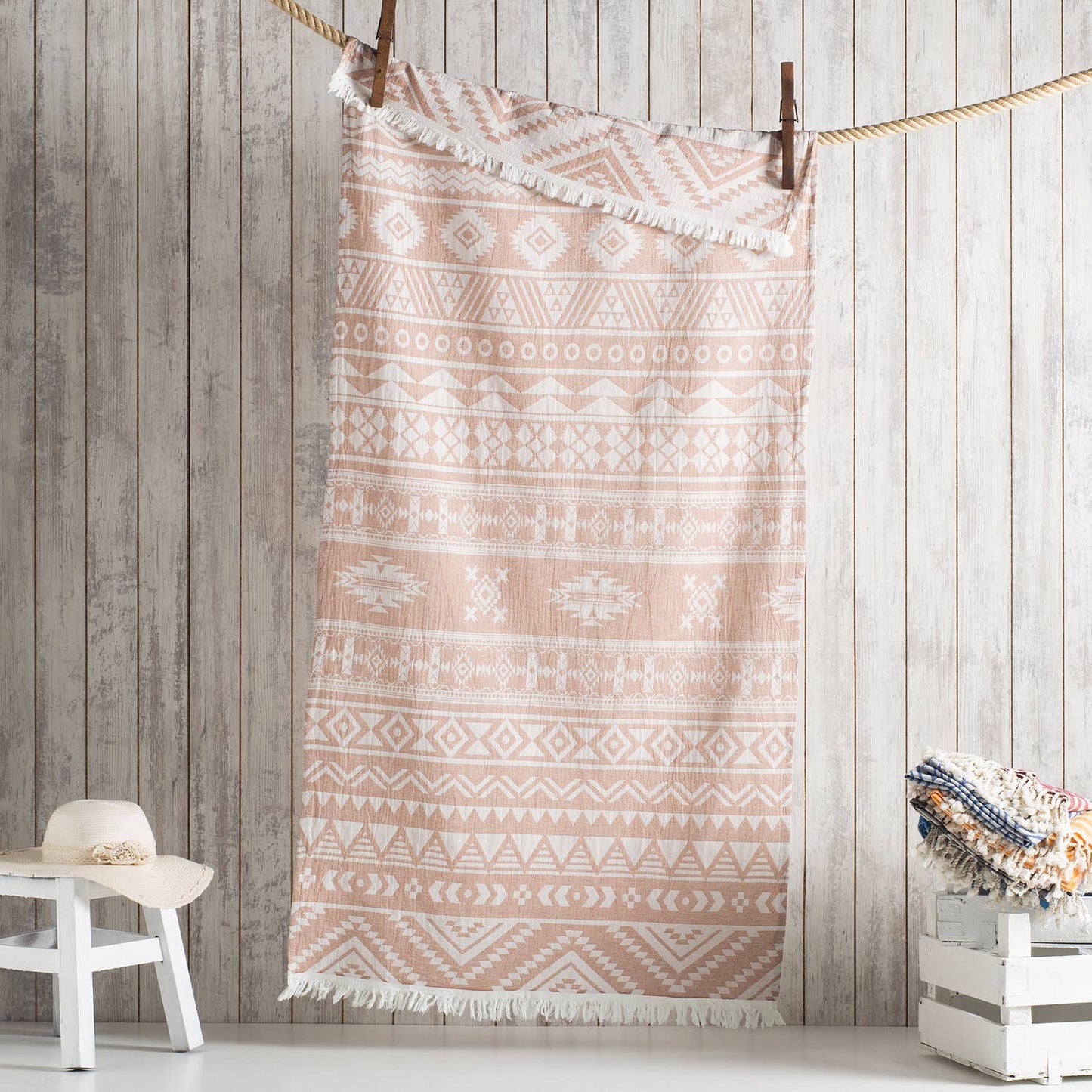 Aztec Turkish Beach Towels 33x66 Fouta Peshtemal Hammam Pool