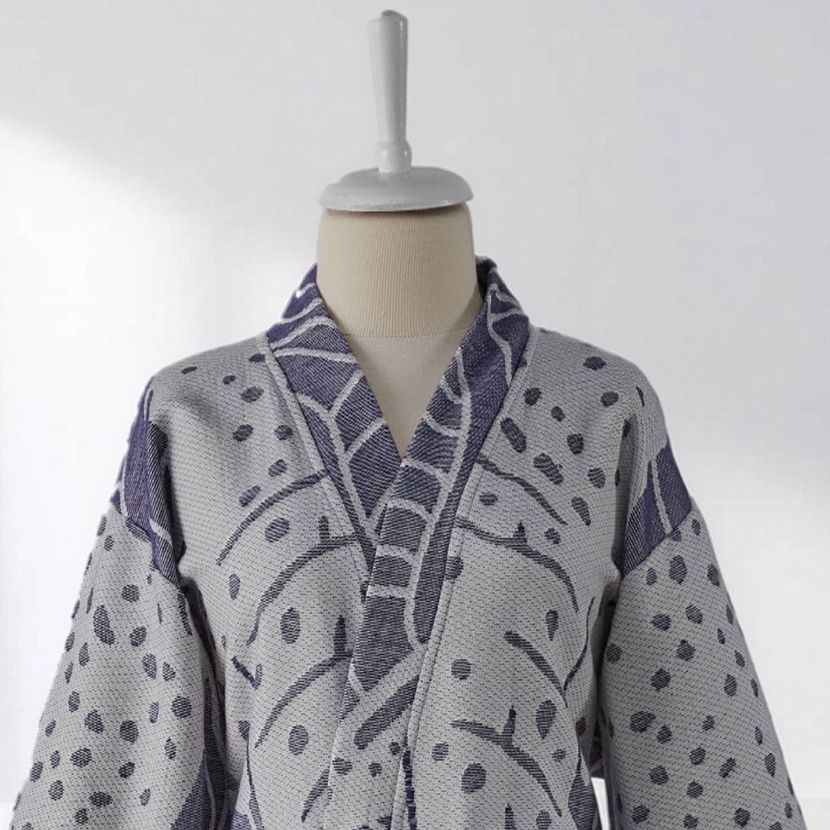 Whale Shark Turkish kimono bathrobe – Blue | Kikoya