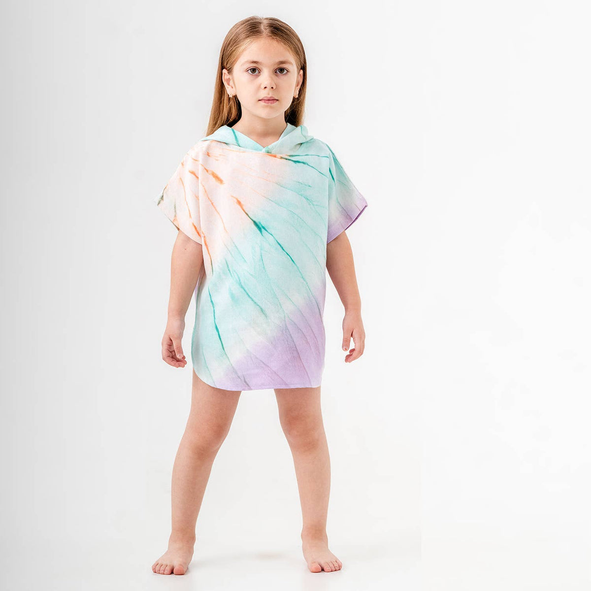 Baby & Toddler Hooded Towel Poncho – Ages 0-3, alternate view | Kikoya