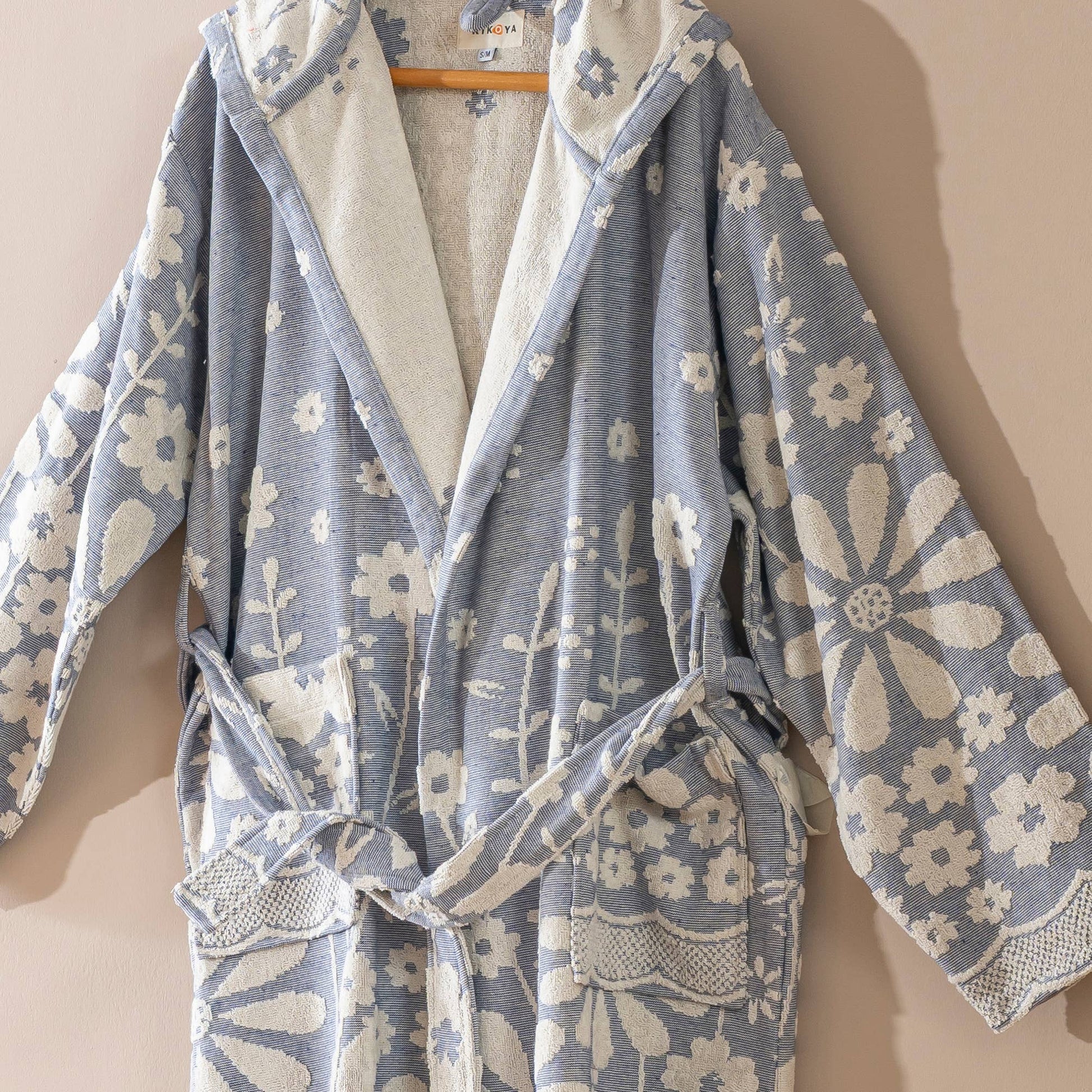 Turkish cotton light weight bathrobe