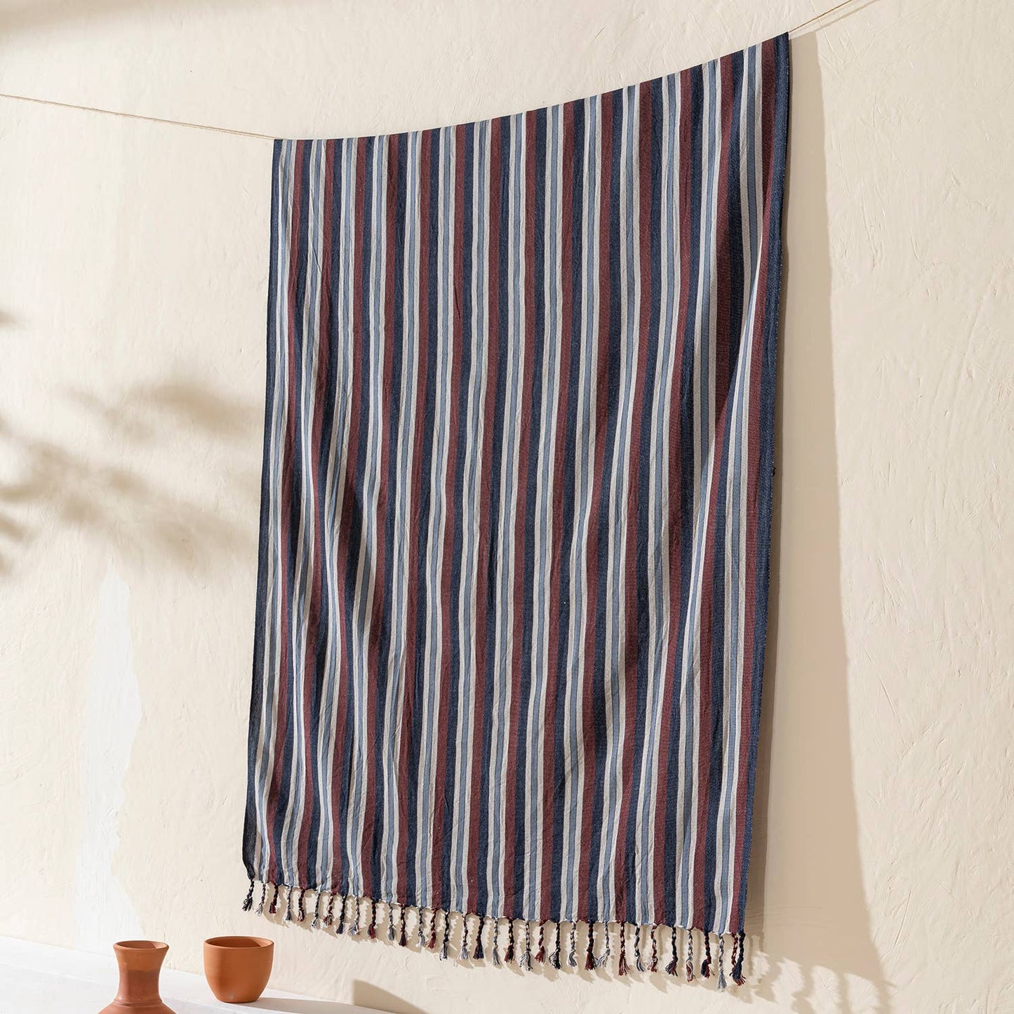 Bath Beach Towels Mid Weight Rustic Vintage Feel Pre-Washed