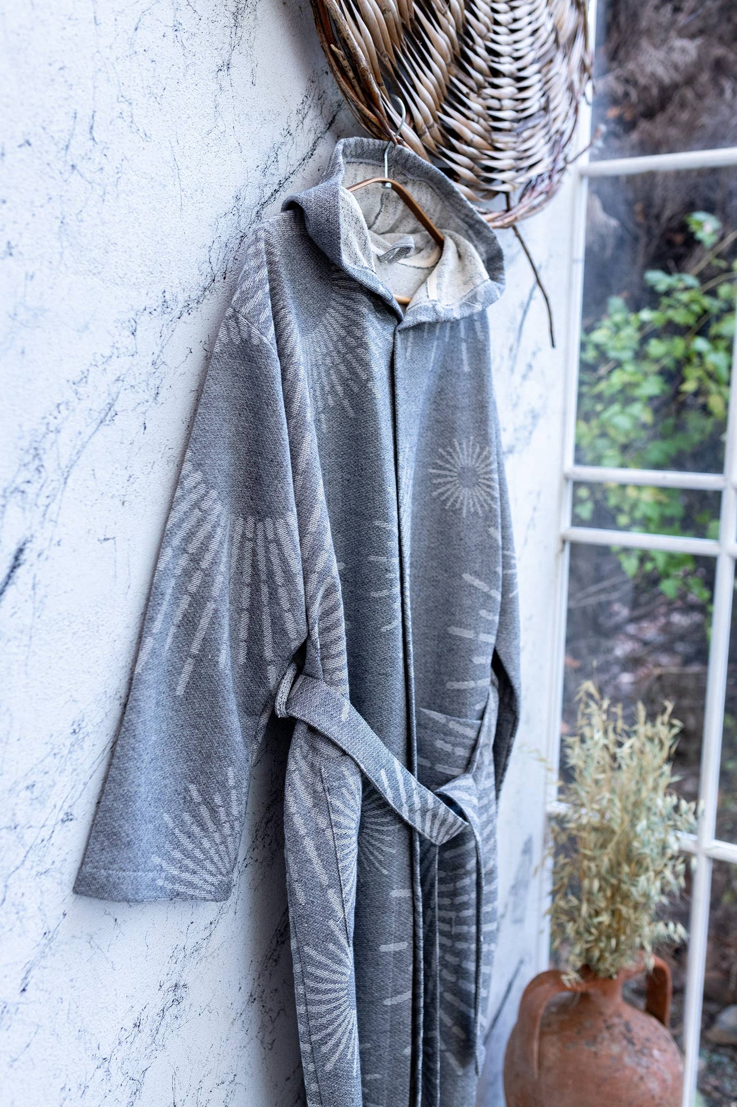 Turkish cotton light weight bathrobe
