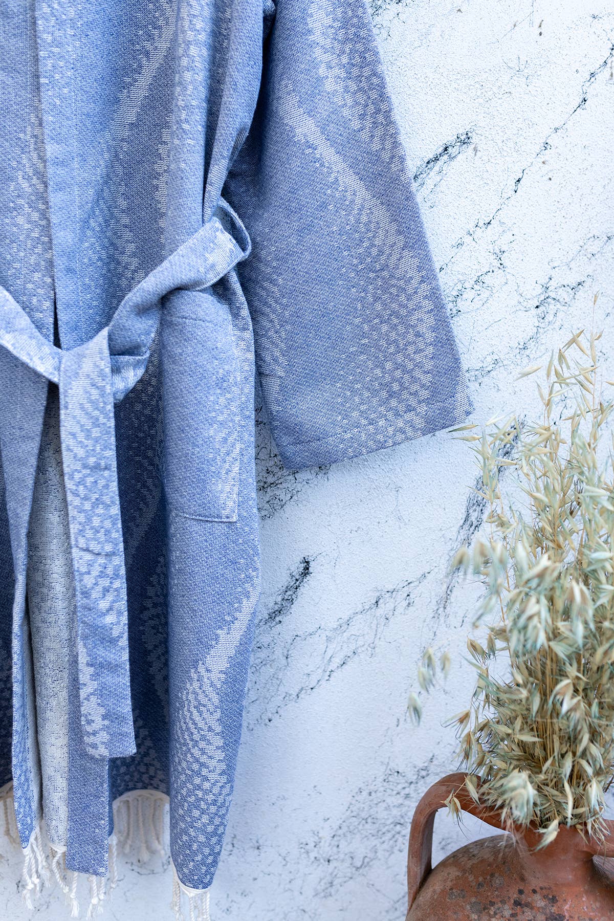Turkish cotton light weight bathrobe