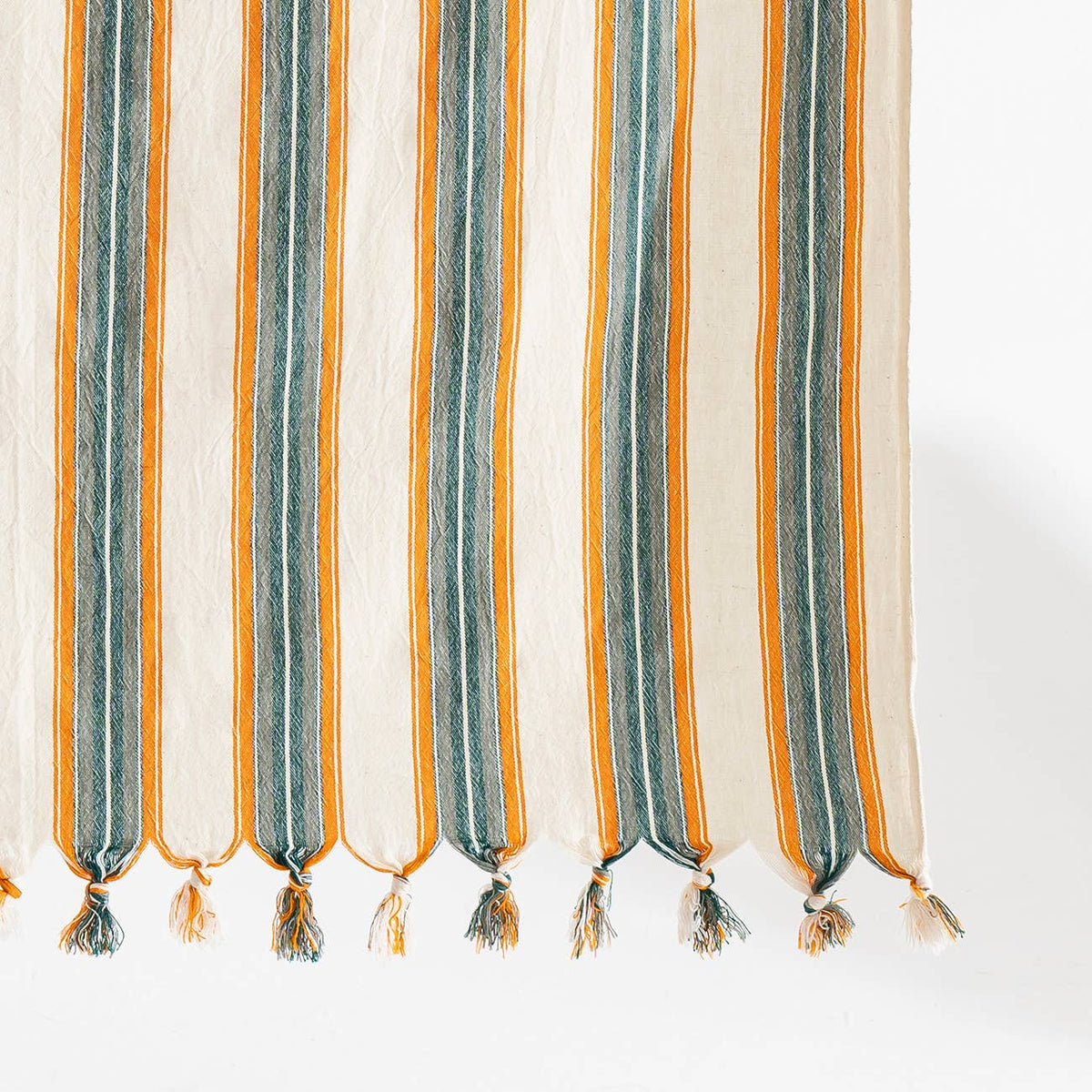 Hammam Turkish Peshtemal Towel – Orange Stripe, 100% Cotton