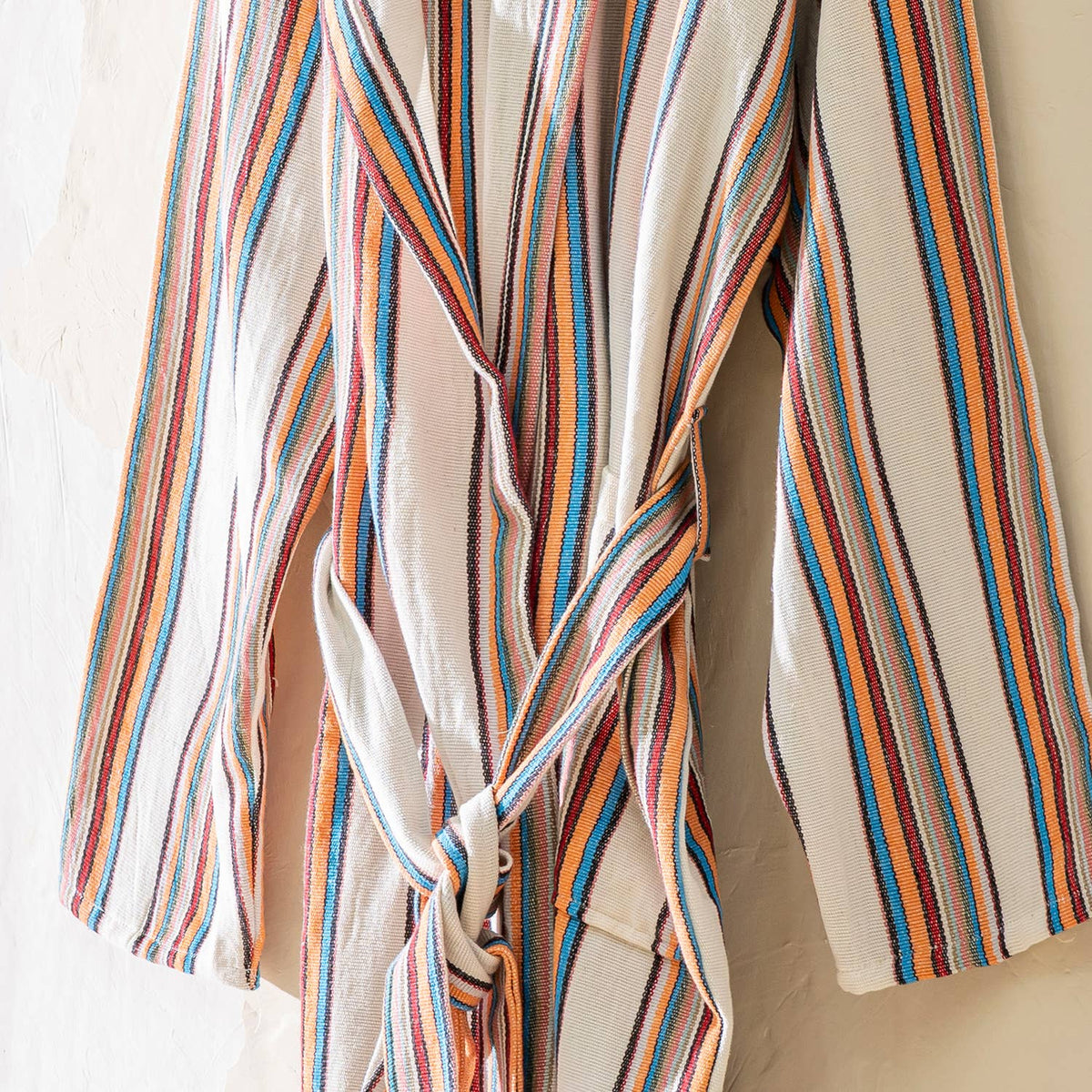 Hammam Turkish bathrobe – multicolour stripe | Kikoya