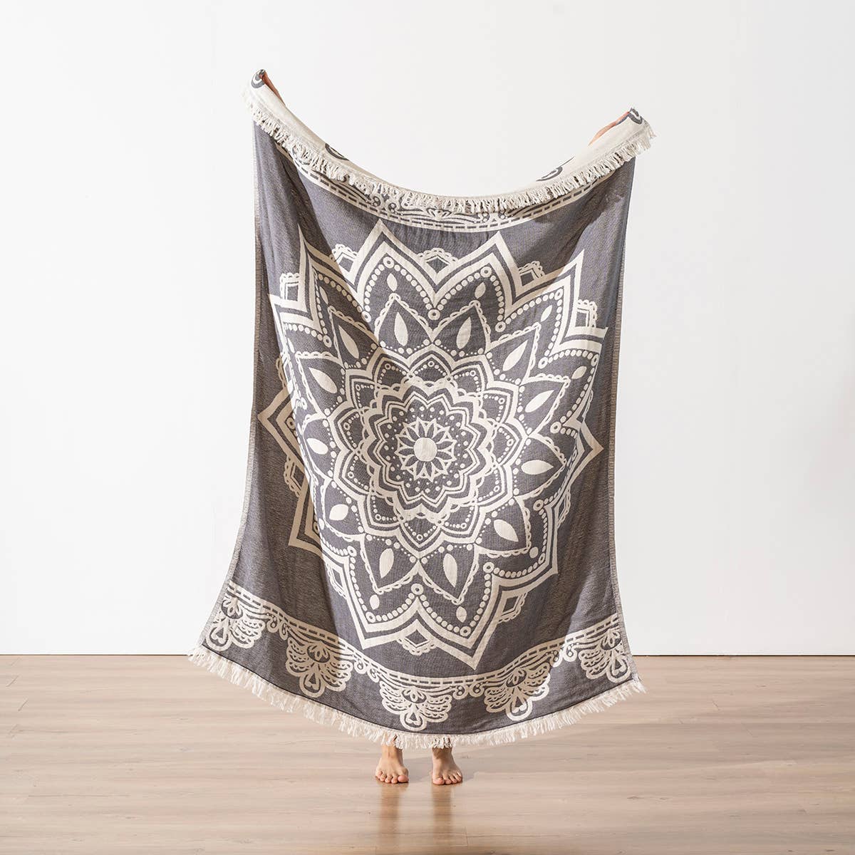 Cotton Throw Blanket Home Decor Farmhouse Cover