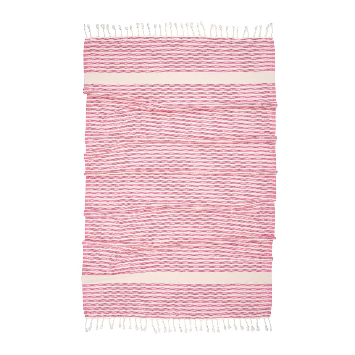 Midas Turkish beach towel in fine basket weave, 33x66 in | Kikoya