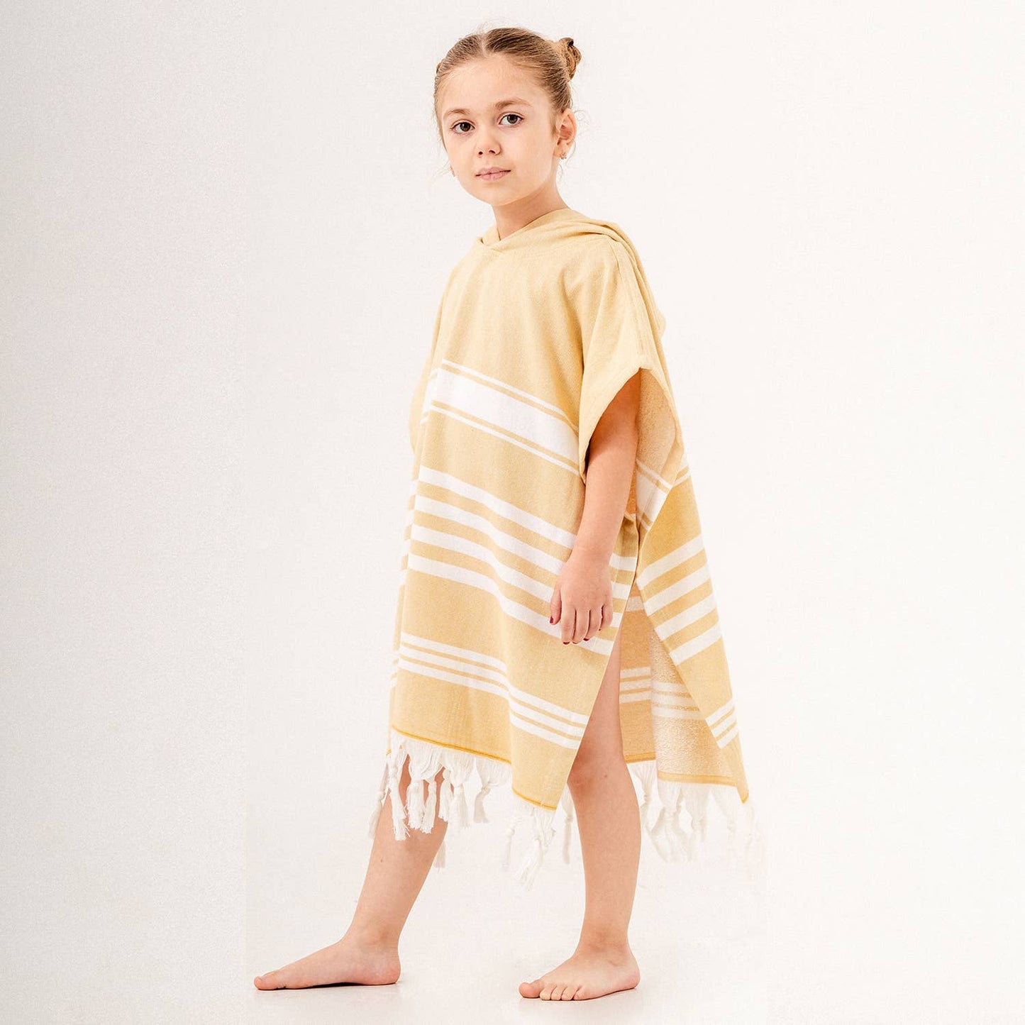 Hooded Poncho Surf Changing Swimming Beach Towel Terrybacked
