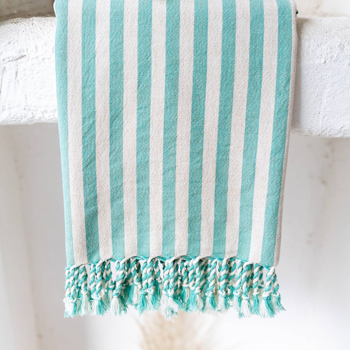 Bath Beach Towels Mid Weight Rustic Vintage Feel Pre-Washed