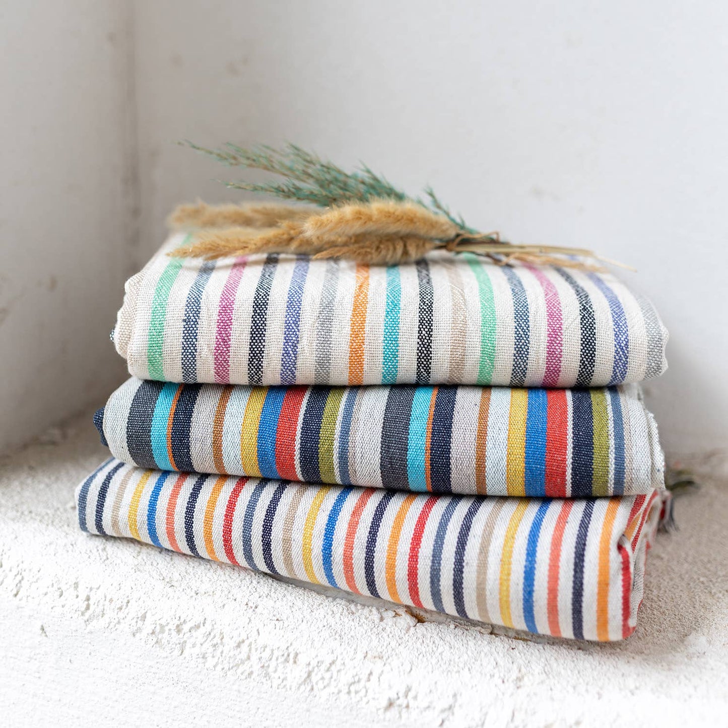 Bath Beach Towels Mid Weight Rustic Vintage Feel Pre-Washed