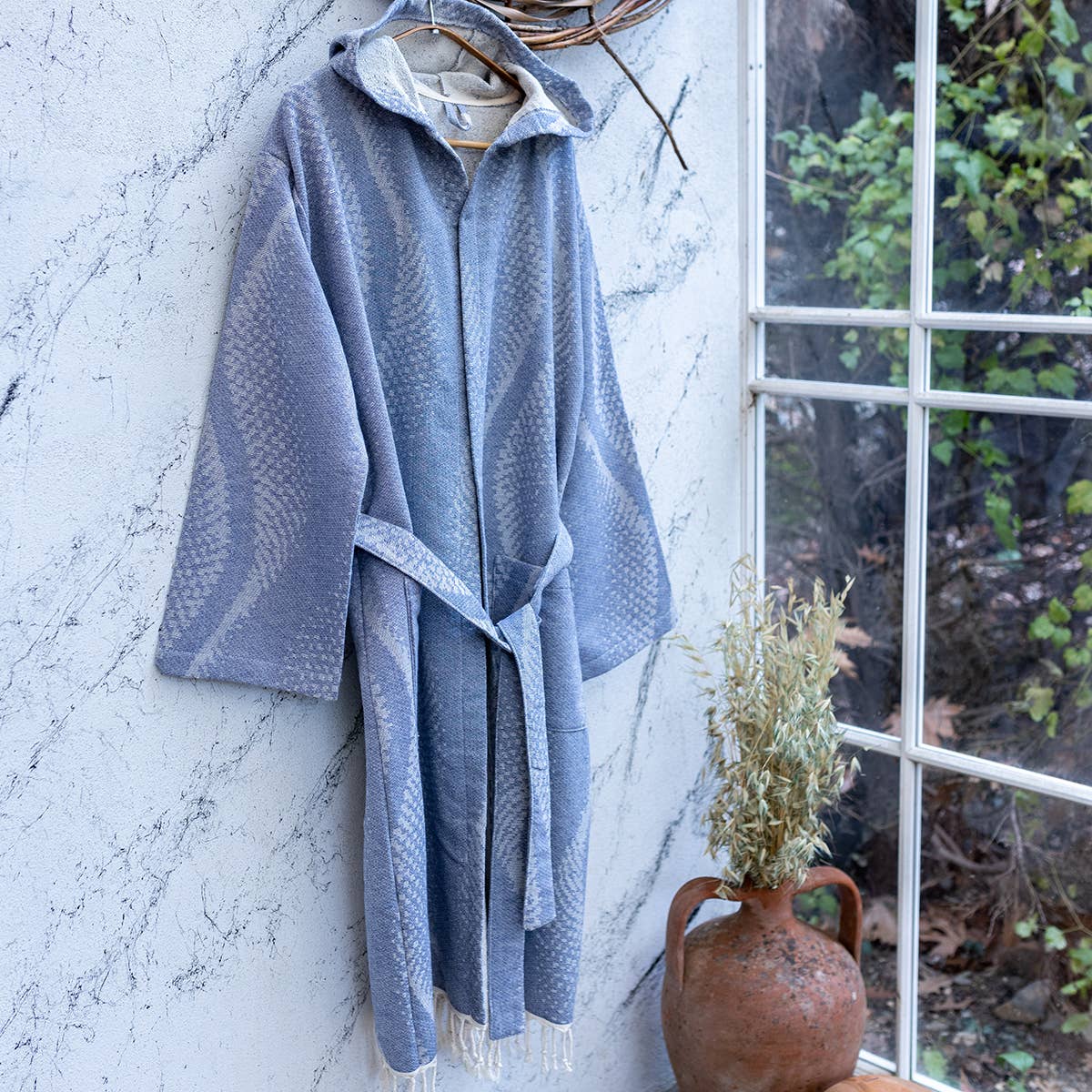 Turkish cotton light weight bathrobe