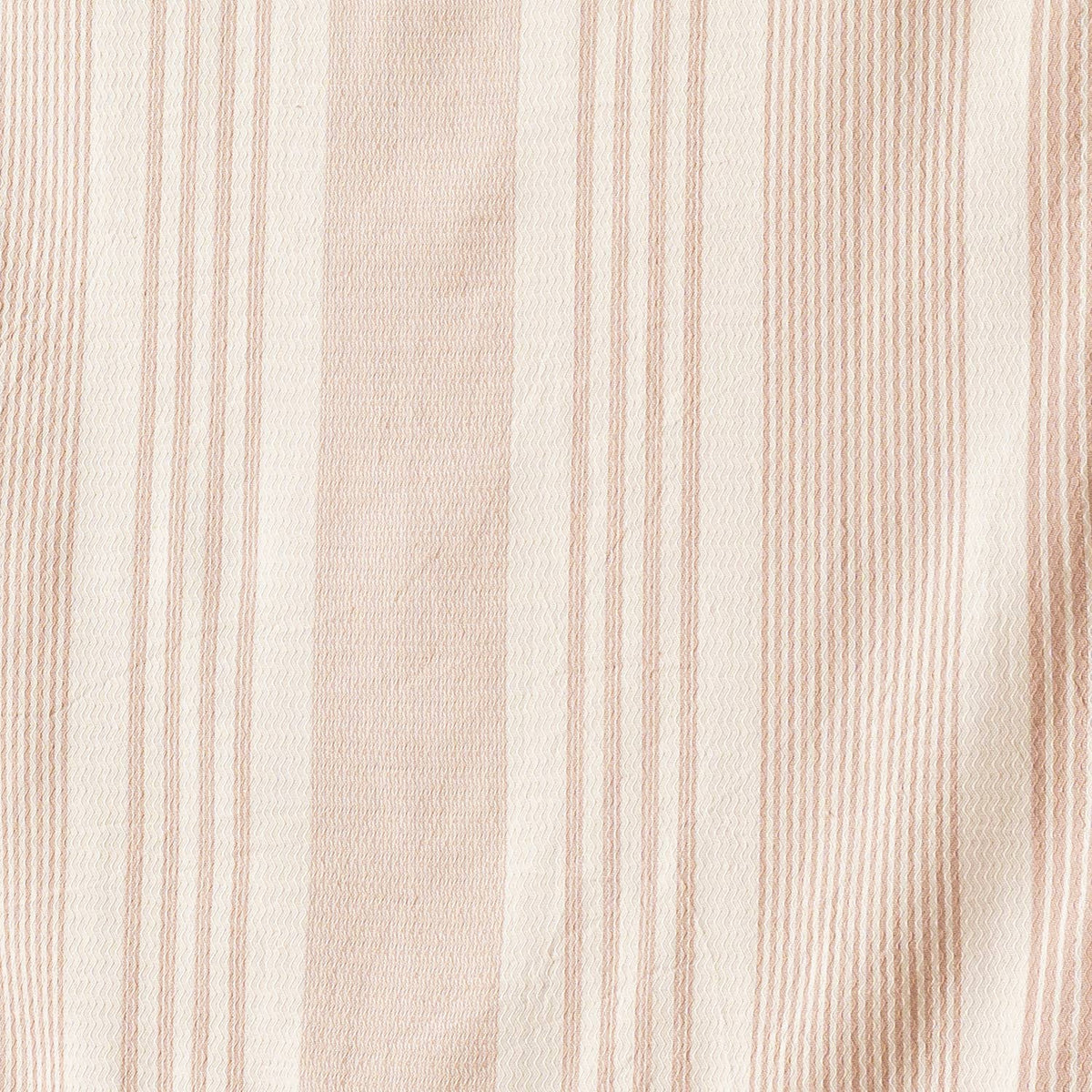 Zebra stripe Turkish beach towel in beige on cream, 33x66 in, flat-woven | Kikoya