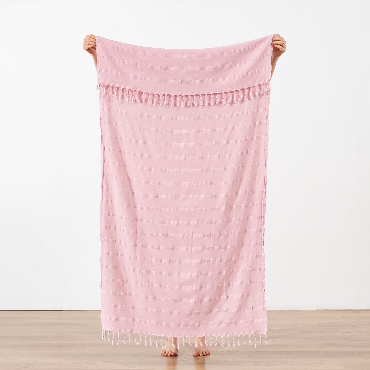Stonewashed Turkish Hamam Pestemal Beach Towel
