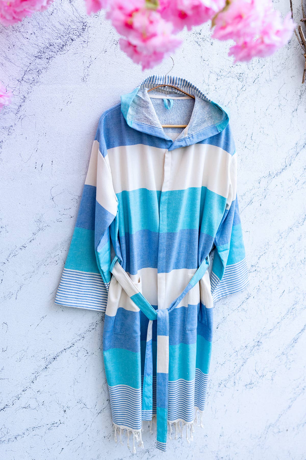 Turkish cotton light weight bathrobe