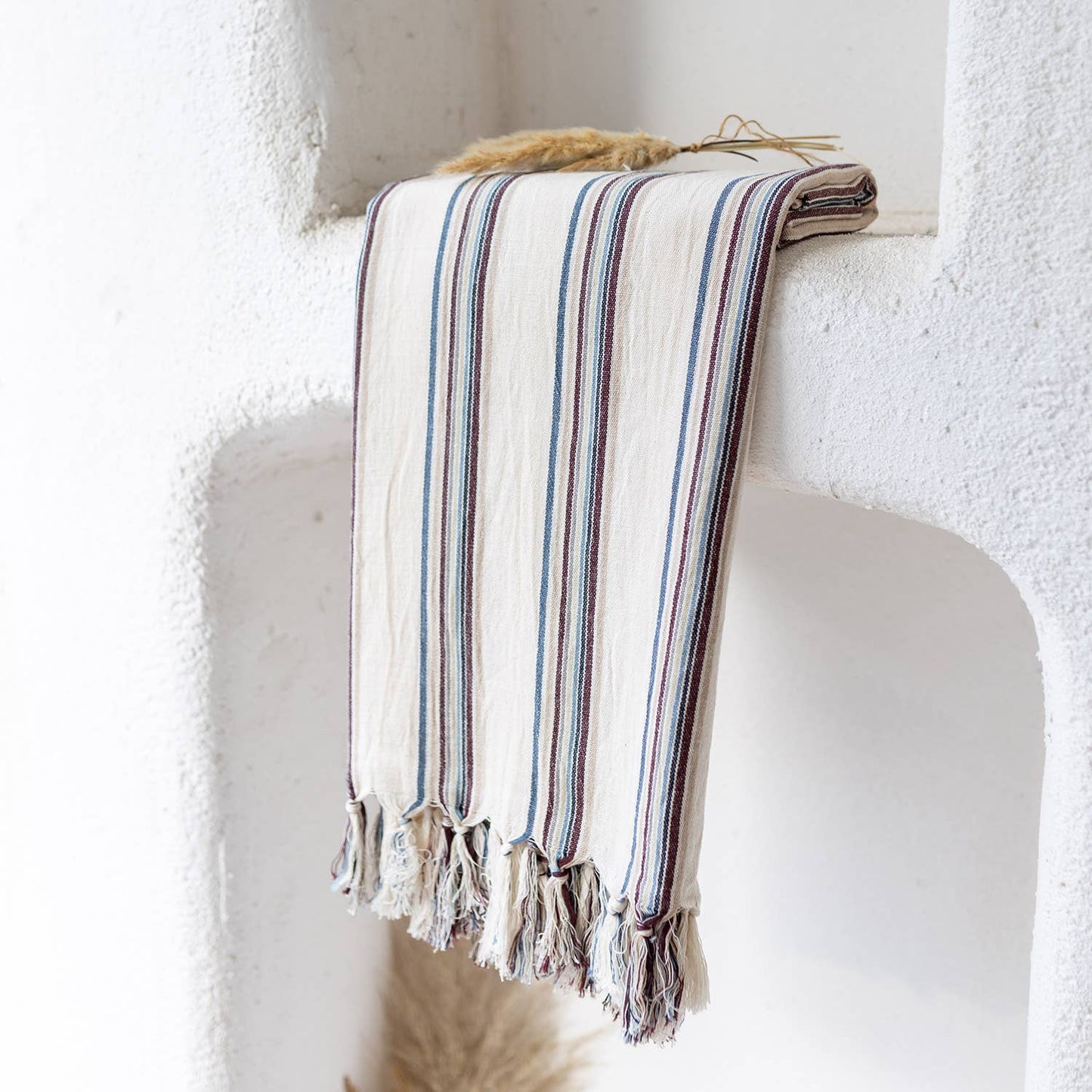 Bath Beach Towels Mid Weight Rustic Vintage Feel Pre-Washed