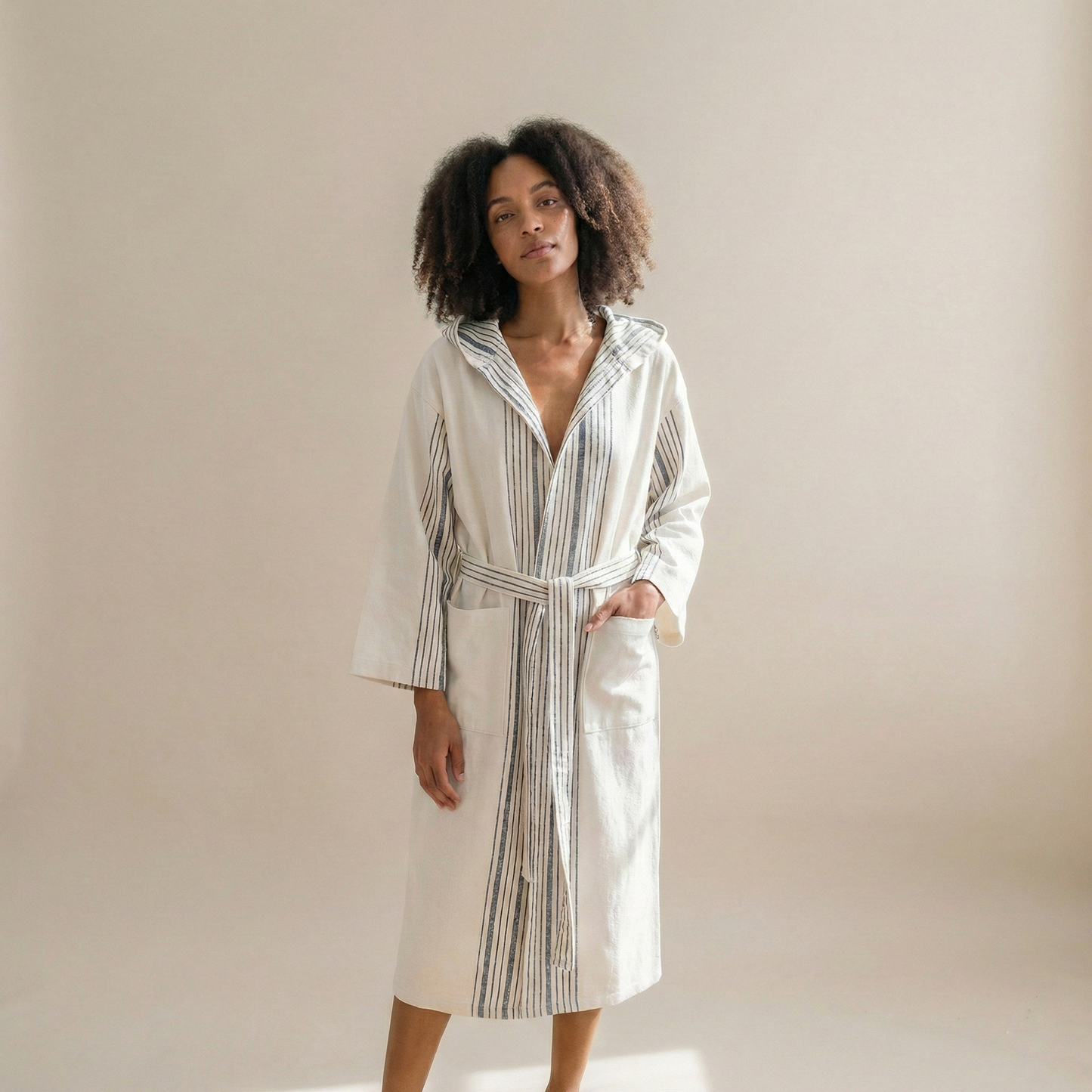 Turkish cotton light weight bathrobe