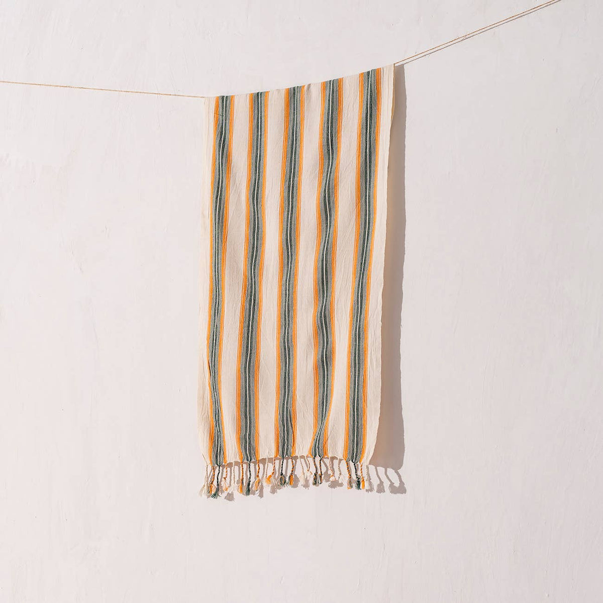 Hammam Turkish peshtemal – Orange Stripe | Kikoya