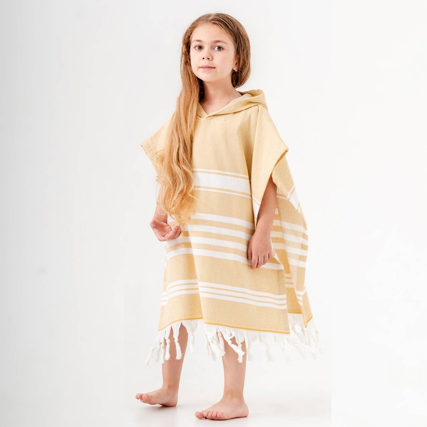 Hooded Poncho Surf Changing Swimming Beach Towel Terrybacked