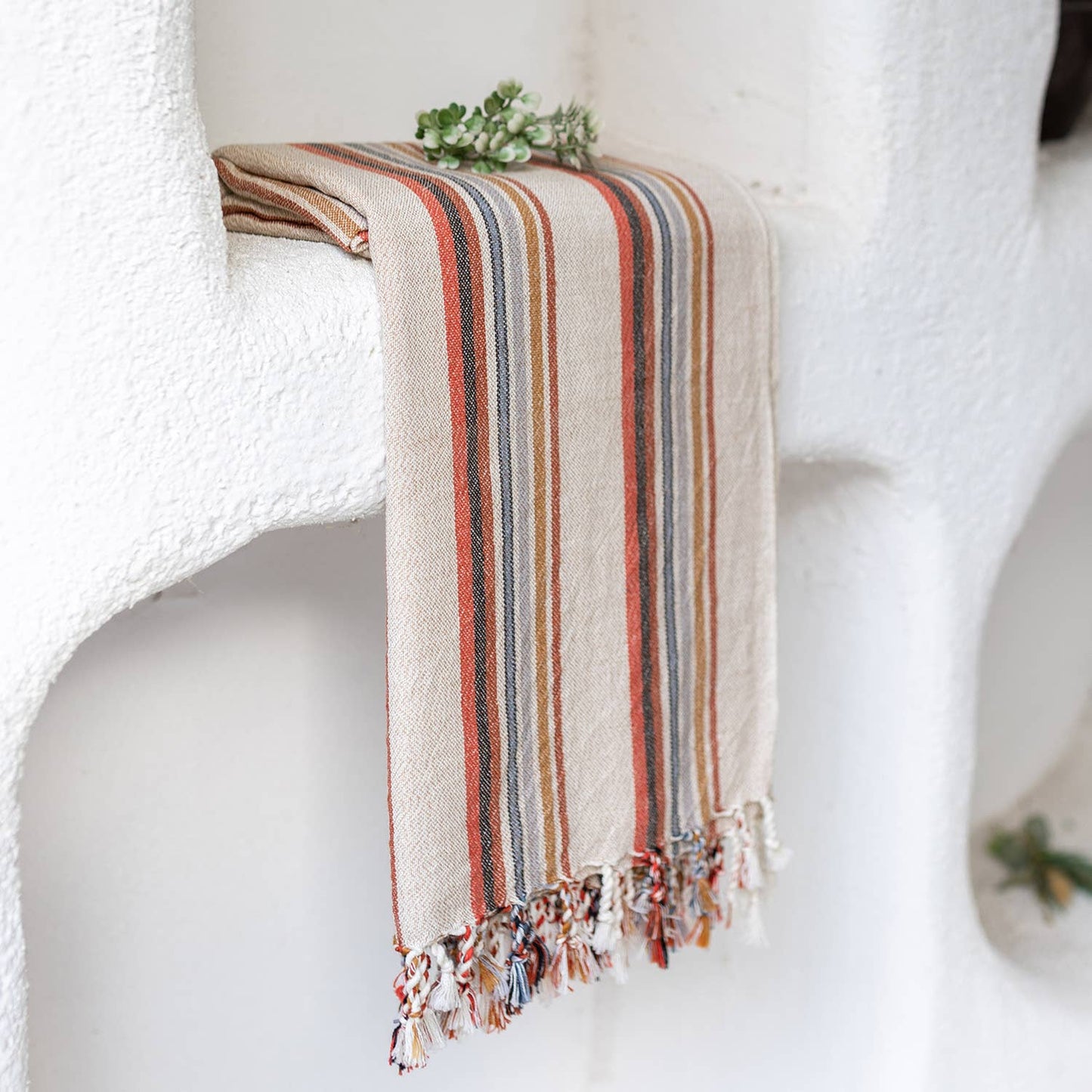 Bath Beach Towels Mid Weight Rustic Vintage Feel Pre-Washed