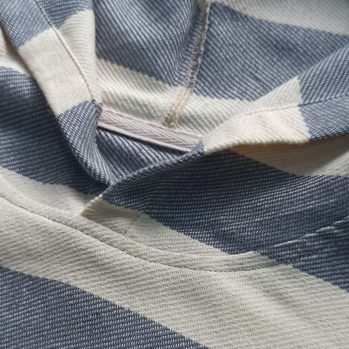 Anatolia Kids Hooded Towel Poncho – Stripe, alternate view | Kikoya