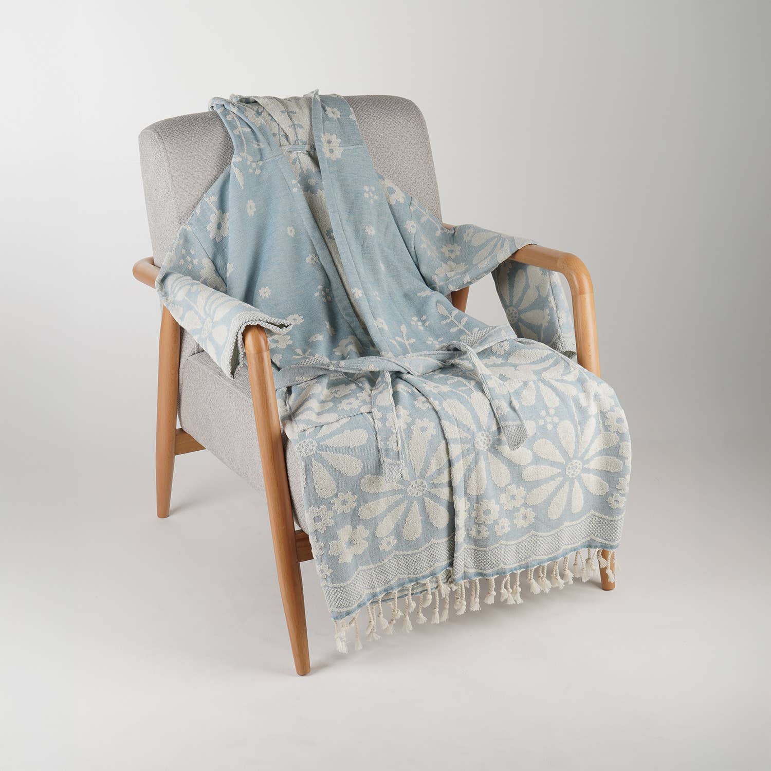 Turkish cotton light weight bathrobe
