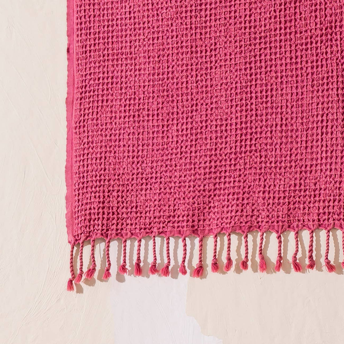 Waffle Stonewashed Turkish Hand Towel – 21x43 in, 100% Cotton