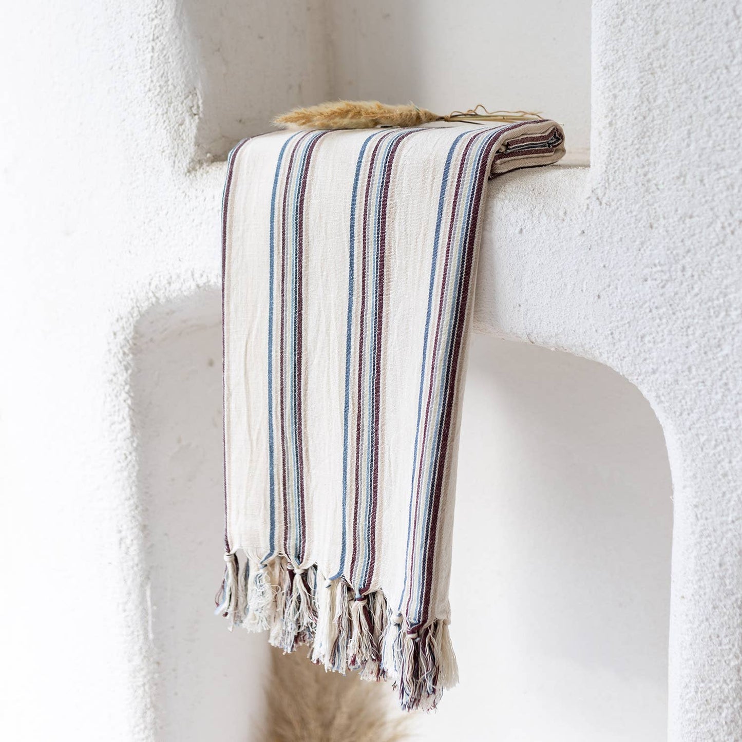 Bath Beach Towels Mid Weight Rustic Vintage Feel Pre-Washed