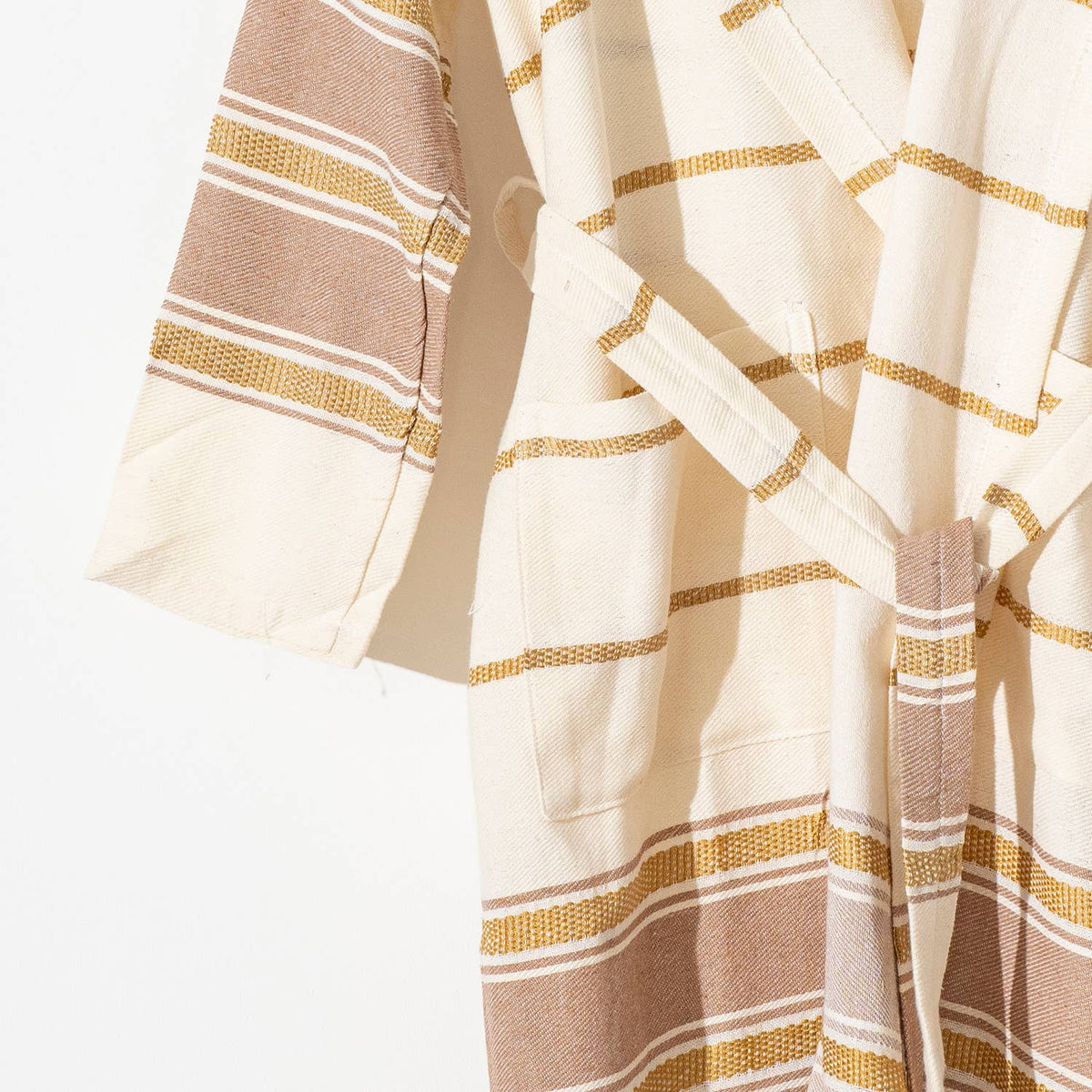 Bohemia Turkish Cotton Bathrobe – Hooded Kimono, 100% Cotton