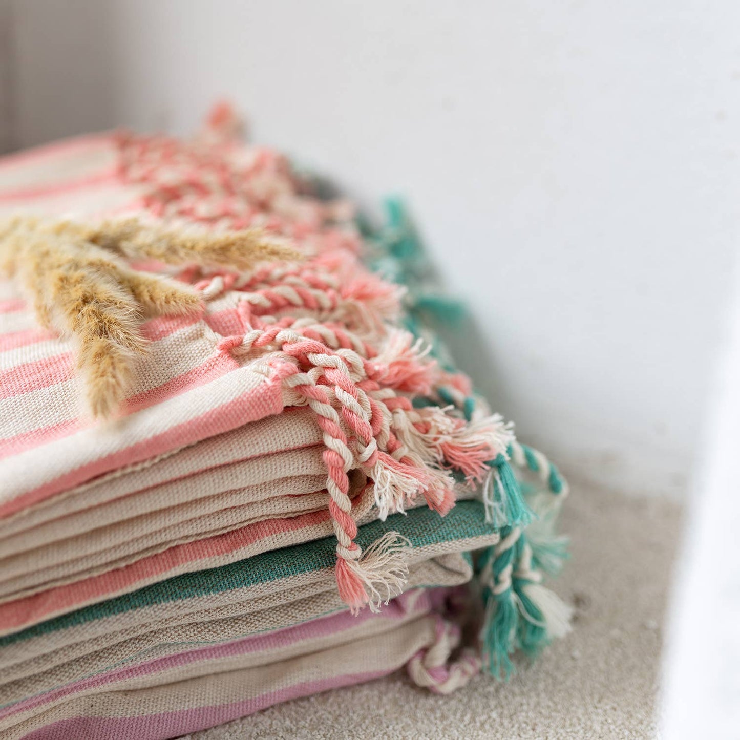 Bath Beach Towels Mid Weight Rustic Vintage Feel Pre-Washed