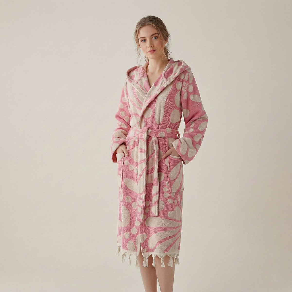 Turkish cotton light weight bathrobe