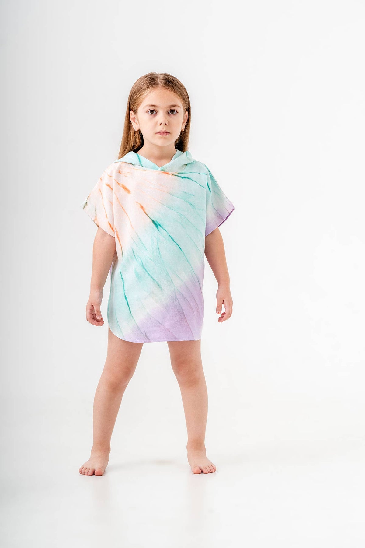 Baby & Toddler Hooded Towel Poncho – Ages 0-3, alternate view | Kikoya