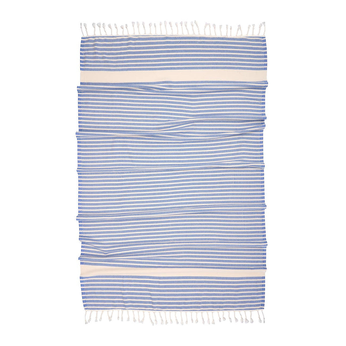 Midas Turkish beach towel in fine basket weave, 33x66 in | Kikoya