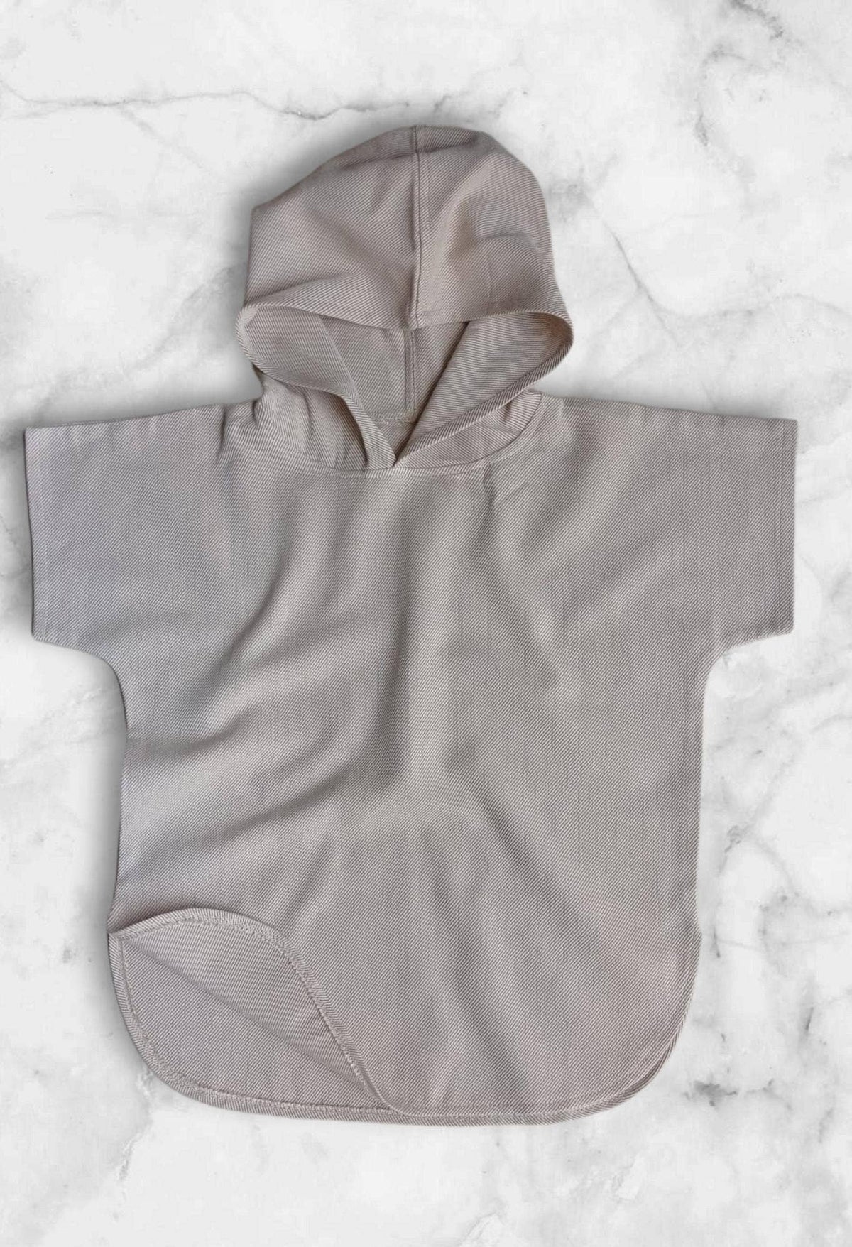 Baby & Toddler Hooded Towel Poncho – Ages 0-3, alternate view | Kikoya