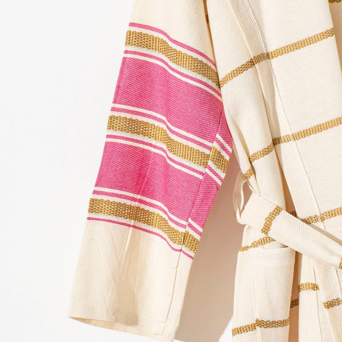 Bohemia Turkish Cotton Bathrobe – Hooded Kimono, 100% Cotton
