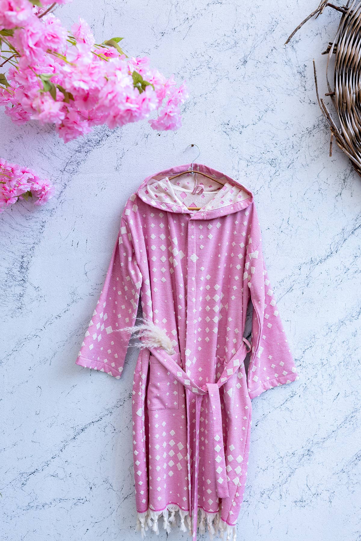 Turkish cotton light weight bathrobe