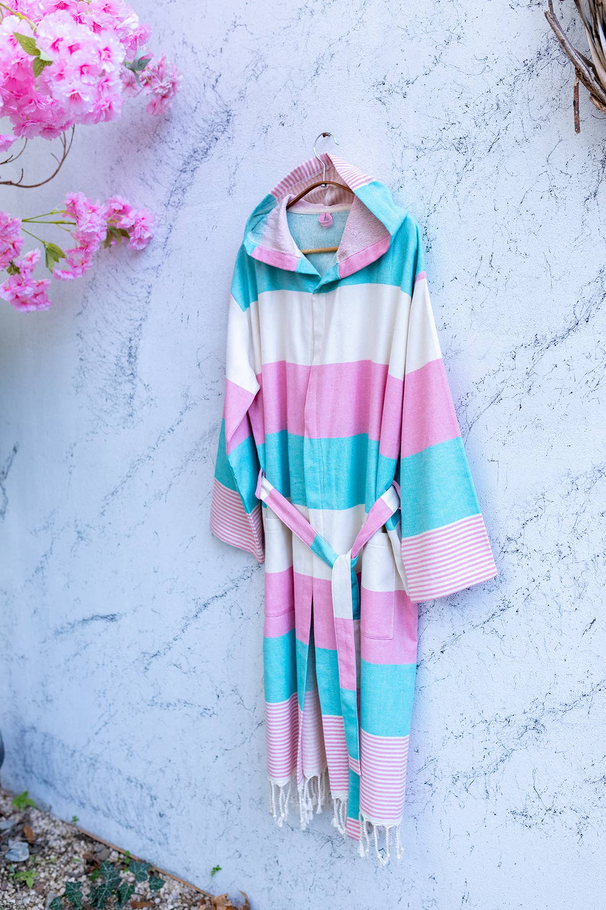 Turkish cotton light weight bathrobe