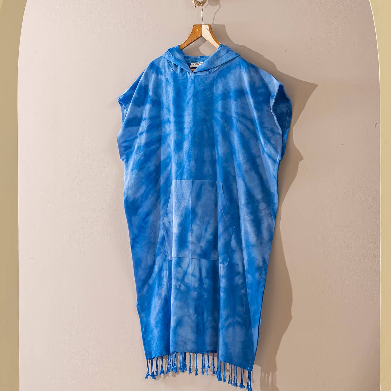 Cyber Tie-dye Adult Changing Poncho Beach Surf Swim Cover-up